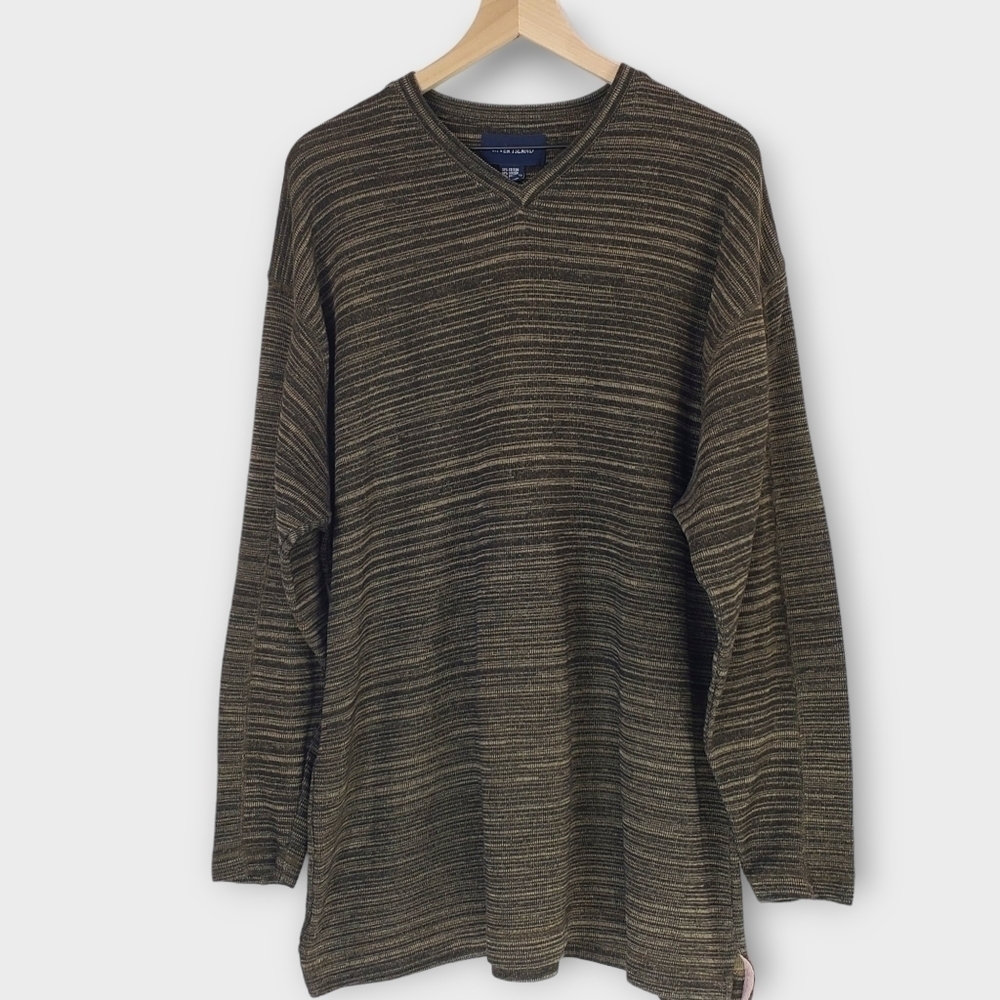 River Island Mens V Neck Long Sleeve Sweater 2X
